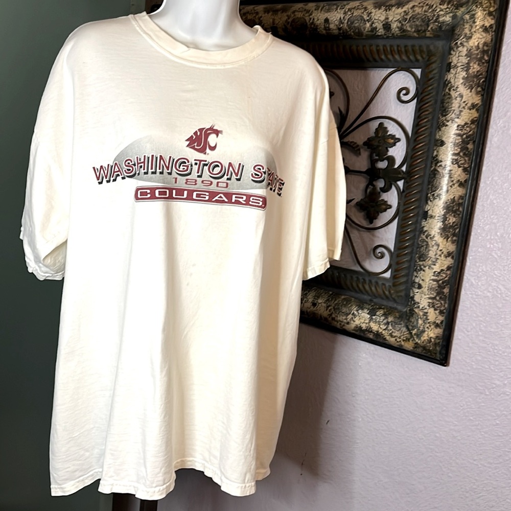 WSU tee- Glidan winter white Short sleeve Men’s XL